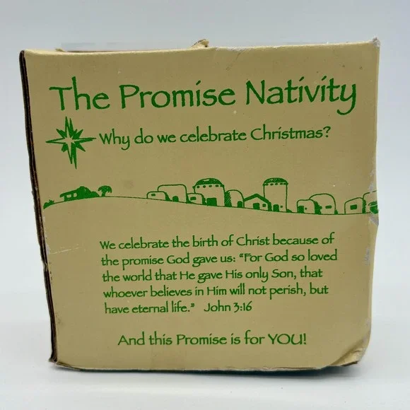 The‎ Promise Nativity Christmas Figurine Set Family Christian Stores Boxed Gift - Picture 2 of 3